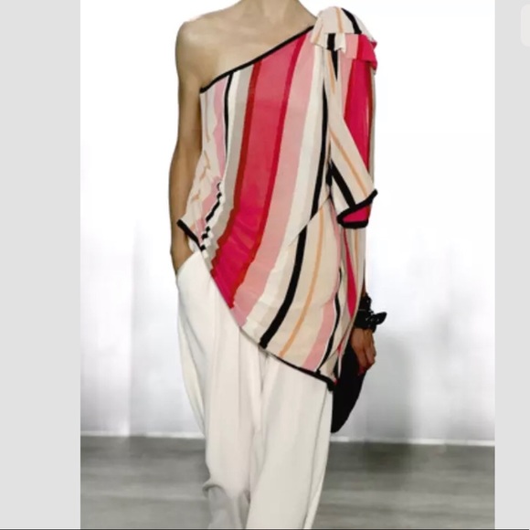 Temperley London Tops - Temperley London Othello Striped-Knit Tunic L